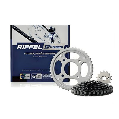 Kit Relação YBR 125 03-08 / Factor 125 09-16 Riffel