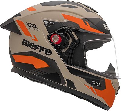 CAPACETE BIEFFE B-12 AVANT DESERT FOSCO/ORANGE