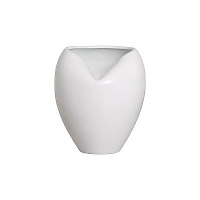 Vaso Branco De Cerâmica Moderno