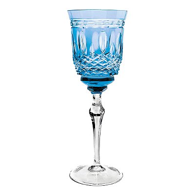 Taça de Cristal Strauss Água 460 ml Azul Claro