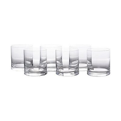 Jogo de 6 Copos de Cristal Crystalex Bohemia Barline on the Rocks 410 ml