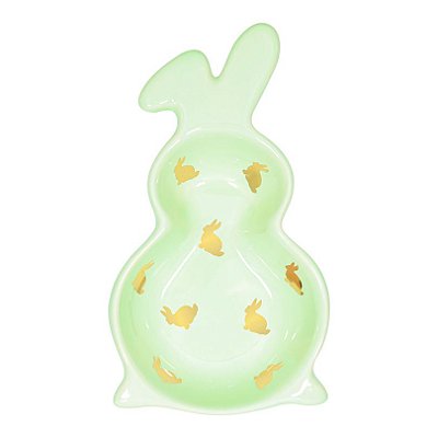 Petisqueira Decorativa Coelho Riviera - Verde Pastel