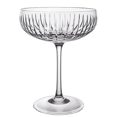 Jogo de 6 Taças em Cristal Strauss Maria Antonieta Decorada 255 ml