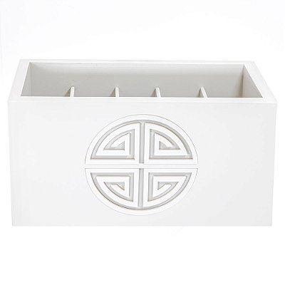 Porta Controles Afrodite White