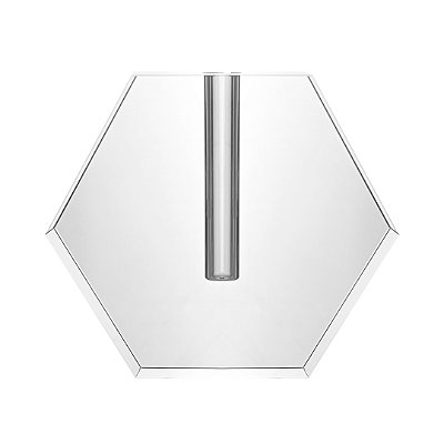 Vaso de Cristal Decorativo Hexa