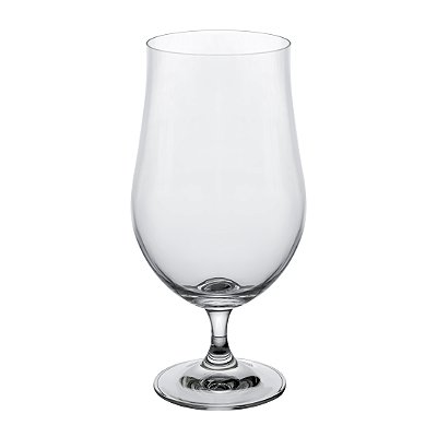 Jogo de 6 Taças de Cristal Bohemia Forum Cerveja Artois 380 ml