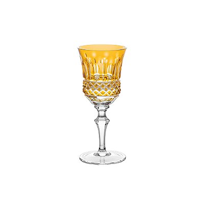 Taça de Cristal Mozart Licor Flauta Amarelo
