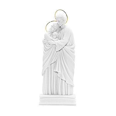 Sagrada Família com Auréola Dourada 27 cm