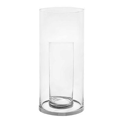Vaso Decorativo Duplo Reto