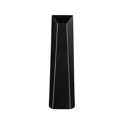 Vaso Origami Grande Níquel Black - Riva