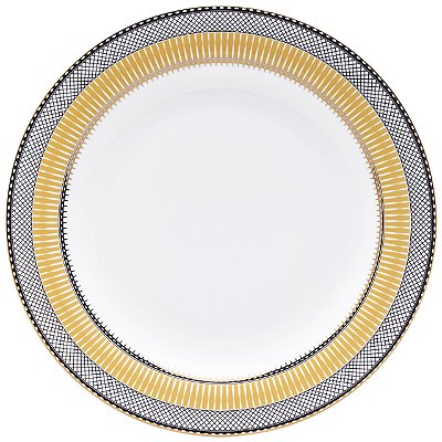 Conjunto 6 Pratos Rasos 28 cm Strauss Cortês Gold Star