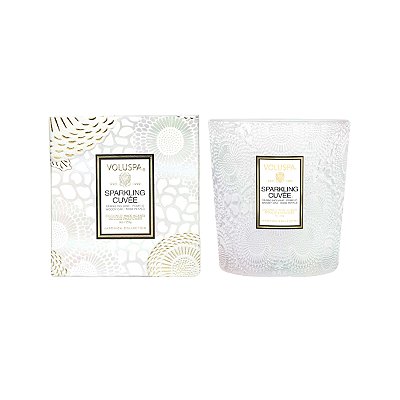 Vela Voluspa Copo Vidro Classico 60h Sparkling Cuvee