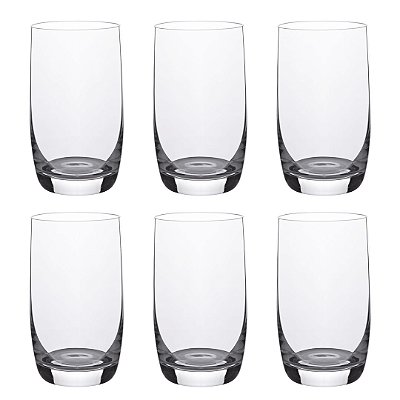 Jogo de 6 Copos em Cristal Strauss para Água 235 ml
