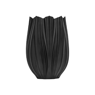 Vaso Miniatura Coral Neve G - Preto Holaria