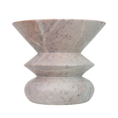 Vaso Gomos em Pedra Sabão