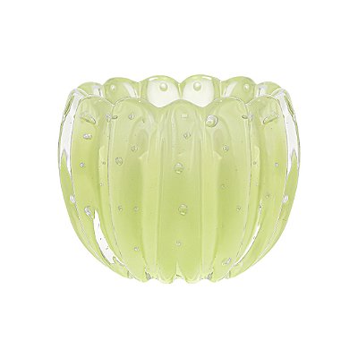 Murano Cachepot Liceu Verde Chá "PP"