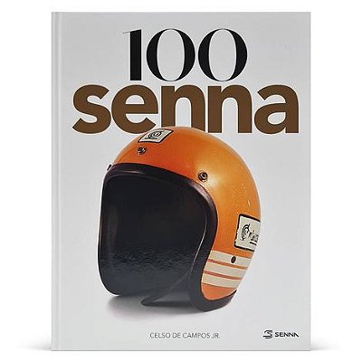 Livro 100 Senna - Edição Especial 30 Anos - Capa Capacete
