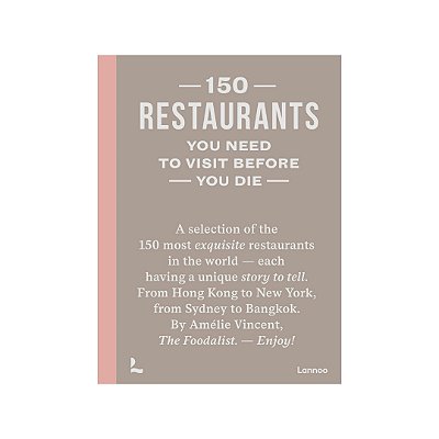 Livro 150 Restaurants You Need To Visit Before You Die
