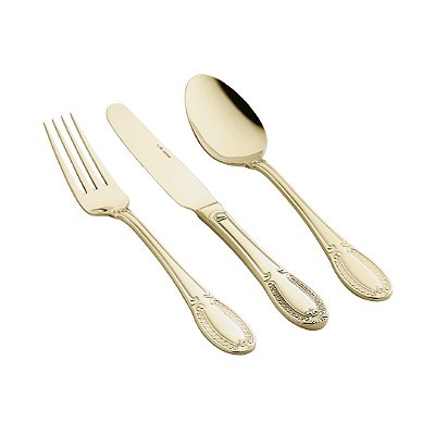 Faqueiro 101 Peças Venetian Champagne Gold - My St. James