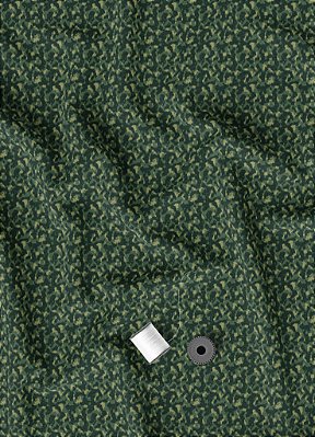 Tecido Microfibra Estampa Digital Camuflagem Pequena Verde 1,55m de Largura