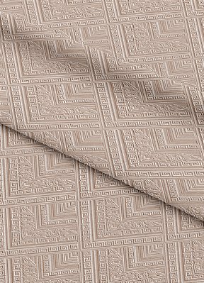Tecido Microfibra Estampa Digital Bege 3D 1,55m de Largura