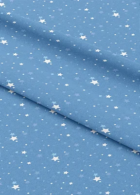 Tecido Microfibra Estampa Digital Céu Estrelado 1,55m de Largura