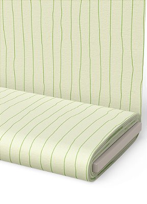 Tecido Microfibra Estampa Digital Listra Verde Fundo Claro 1,55m de Largura