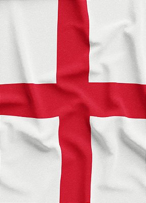 Tecido Microfibra Estampa Digital Bandeira Inglaterra 1,55m de Largura