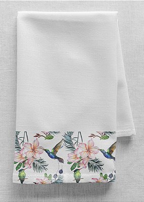 Tecido Microfibra Estampa Digital Beija-Flor 1,55m de Largura