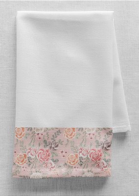 Tecido Microfibra Estampa Digital Rosas 1,55m de Largura