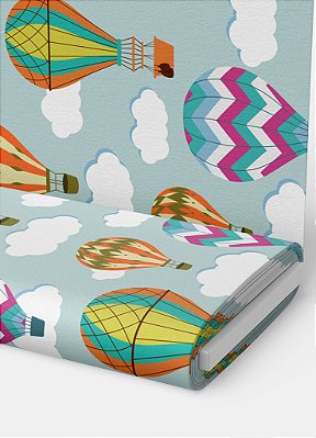 Tecido Oxford Estampa Digital Baloeiros 1,55m de Largura