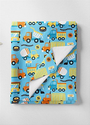 Tecido Oxford Estampa Digital Caminhões 1,55m de Largura