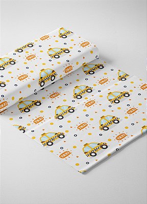 Tecido Oxford Estampa Digital Táxi 1,55m de Largura