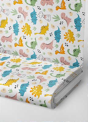 Tecido Oxford Estampa Digital Dinosaur 1,55m de Largura