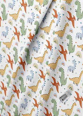 Tecido Oxford Estampa Digital Jurássico 1,55m de Largura