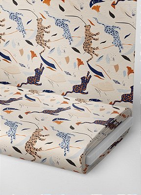 Tecido Oxford Estampa Digital Onças 1,55m de Largura
