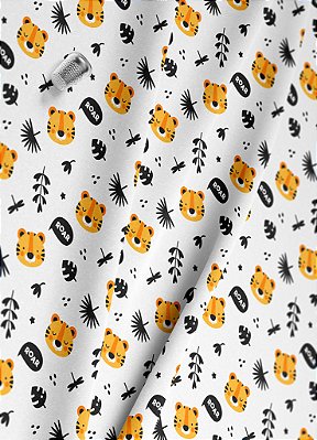 Tecido Oxford Estampa Digital Tiger 1,55m de Largura