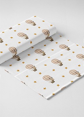 Tecido Oxford Estampa Digital Cervo Baloeiro 1,55m de Largura