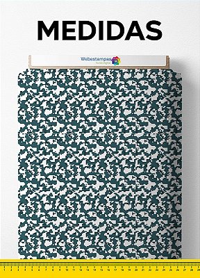Tecido Oxford Estampa Digital Camuflado Pixel 1,55m de Largura