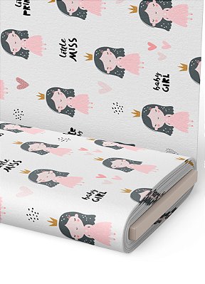Tecido Oxford Estampa Digital  Princesa Miss 1,55m de Largura