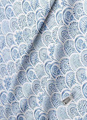 Tecido Oxford Estampa Digital Arabesco Maré 1,55m de Largura