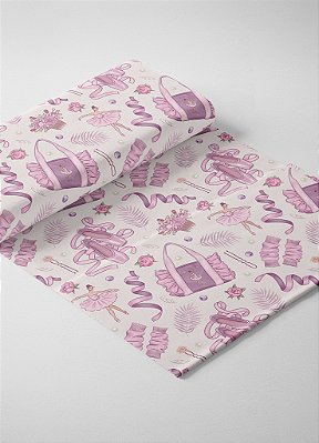 Tecido Oxford Estampa Digital Bela Bailarina 1,55m de Largura