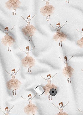 Tecido Oxford Estampa Digital Dancer 1,55m de Largura