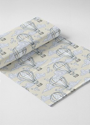 Tecido Oxford Estampa Digital Balão nas Alturas 1,55m de Largura