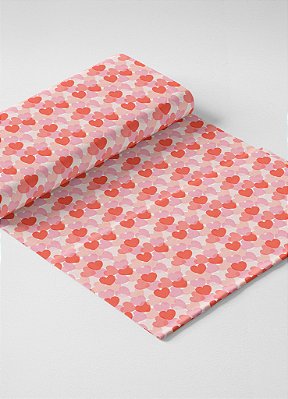 Tecido Oxford Estampa Digital Amor 1,55m de Largura