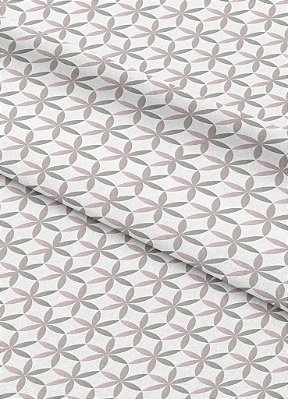 Tecido Oxford Estampa Digital Círculos 3D 1,55m de Largura