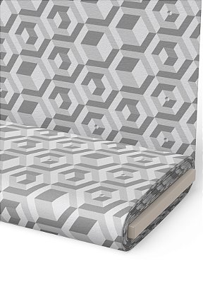 Tecido Oxford Estampa Digital Efeito 3D 1,55m de Largura