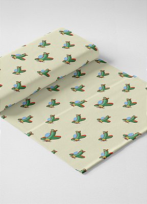 Tecido Oxford Estampa Digital Airplane 1,55m de Largura