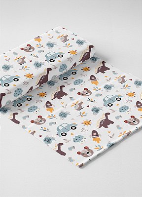 Tecido Oxford Estampa Digital Boy 1,55m de Largura