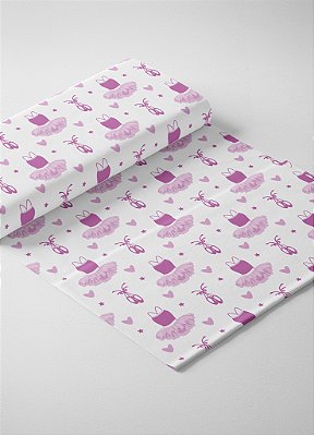 Tecido Oxford Estampa Digital Roupinha de Bailarina 1,55m de Largura